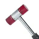Eastman Plastic Mallet Hammer 50 mm, Alloy Steel with Non-Marring Edge, Comfortable Grip - E-2066