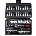 Eastman 1/2 Inch Drive Socket Set 46 Pcs E-2260