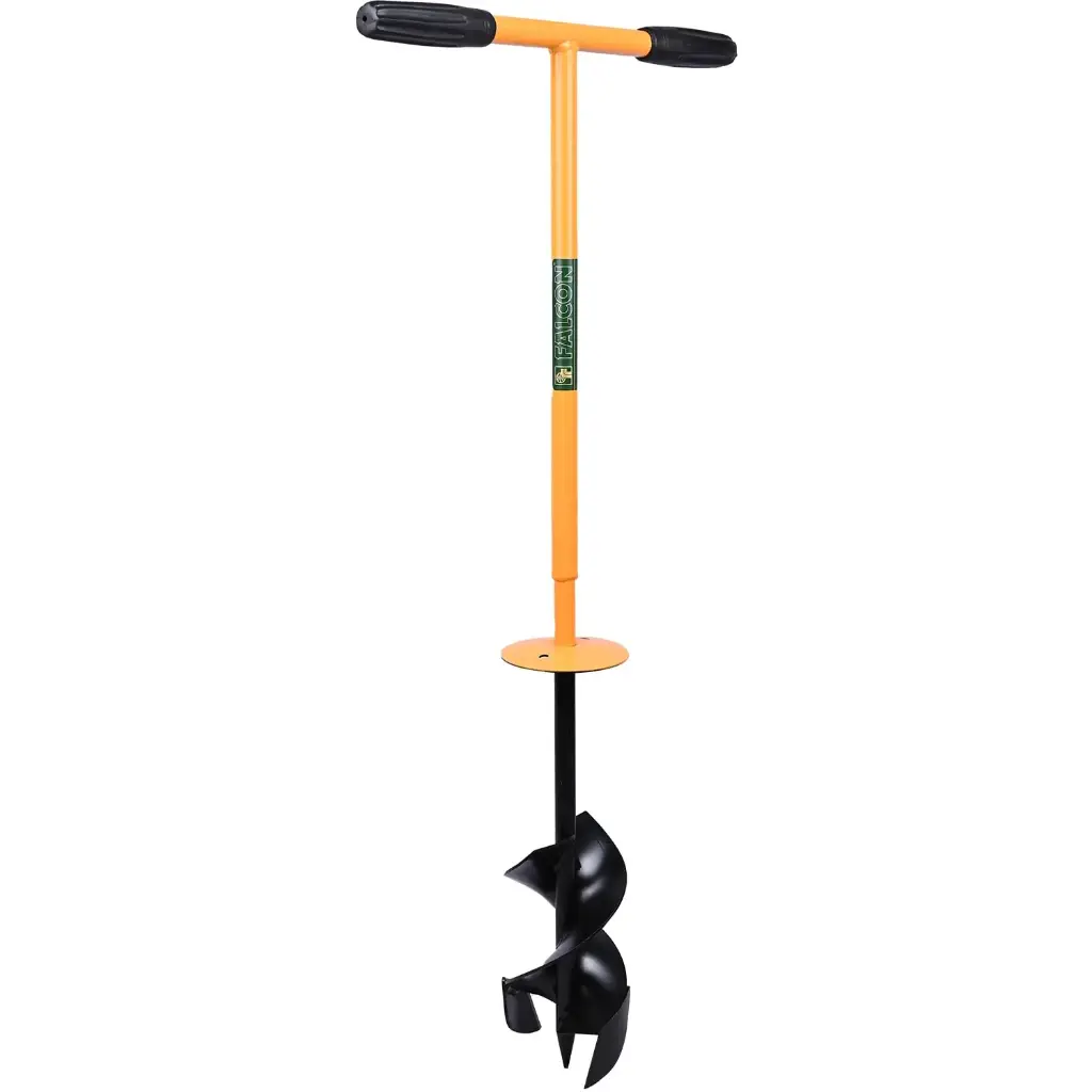 FALCON FPHD-1904 Post Hole Digger/Auger 4" diameter: Efficient Digging Tool for Soil, Agriculture, Farming, and Gardening
