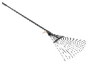 Falcon FSBR-48 Steel Spring Brace Rake, Multicolor