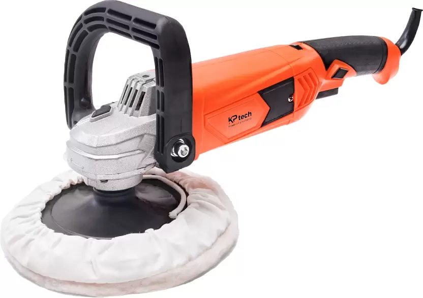 KP Tech 1400W Angle Polisher | 500-3600 RPM | 180 MM Pad | Car Polishing & Buffing - BK-CP1400