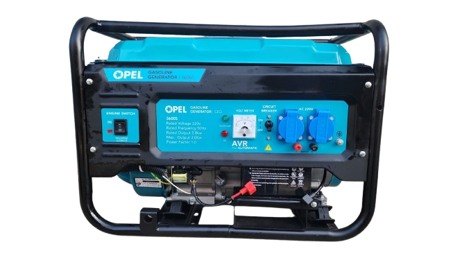 Opel 7kV Gasoline Generator (Petrol) Powered Generator with Electric Start