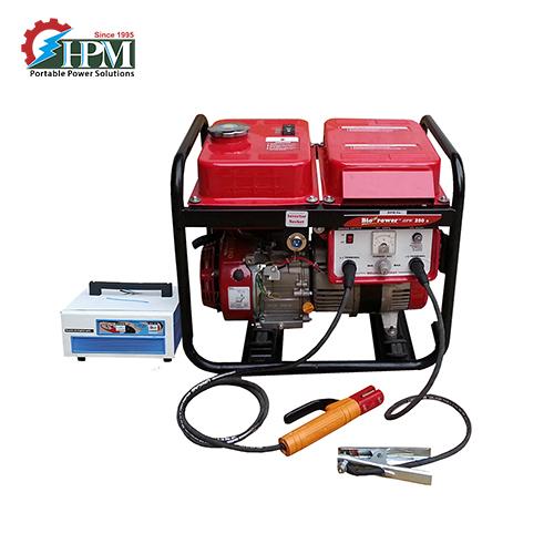 200 Amps, Petrol Welding Generator, 1.2 KVA AC Output, Model HPW-250D-AC, Recoil Start HPM