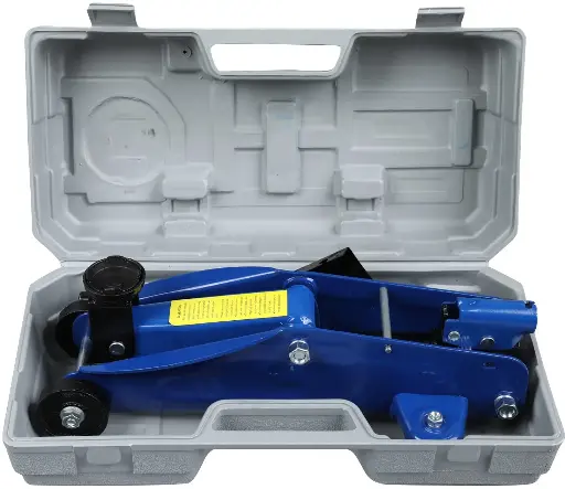 Eastman Hydraulic Floor Jack, 2 Ton Capacity, Low Profile, Heavy Duty Steel - E-3017