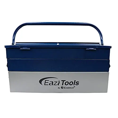 Eastman Canti Lever Type Tool Box with 5 Compartments and Plastic Tray - E-2265