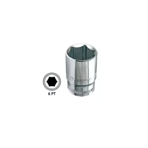 Eastman 1/2 Inch Drive Bi-Hex Socket 22 mm E-2201B