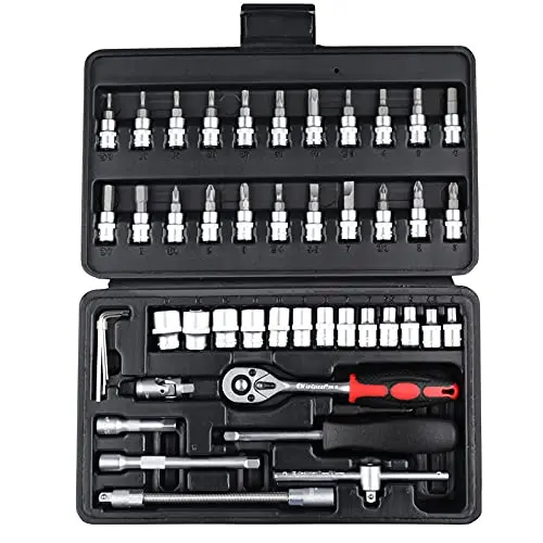 Eastman 1/2 Inch Drive Socket Set 46 Pcs E-2260