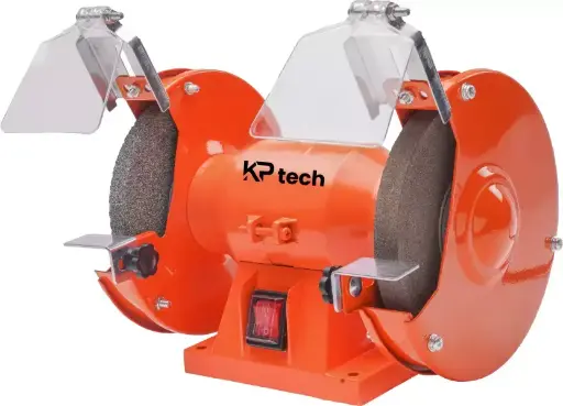 KP Tech 6" Bench Grinder | 150W | 2950 RPM | Adjustable Work Rest & Tool Rest - BK-BG1506