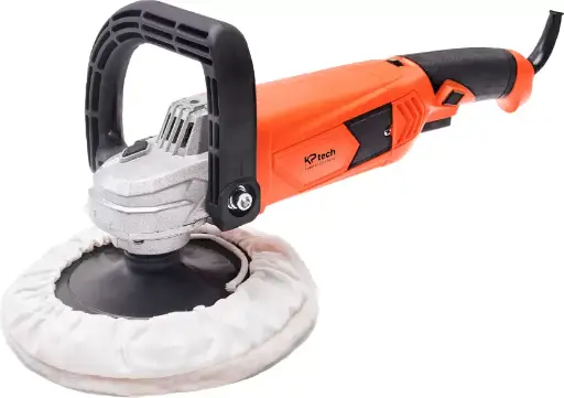 KP Tech 1400W Angle Polisher | 500-3600 RPM | 180 MM Pad | Car Polishing & Buffing - BK-CP1400