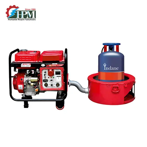 10 KVA Himalayan Portable Generator - Model GE-9000RS-LPG (Petrol & LPG)
