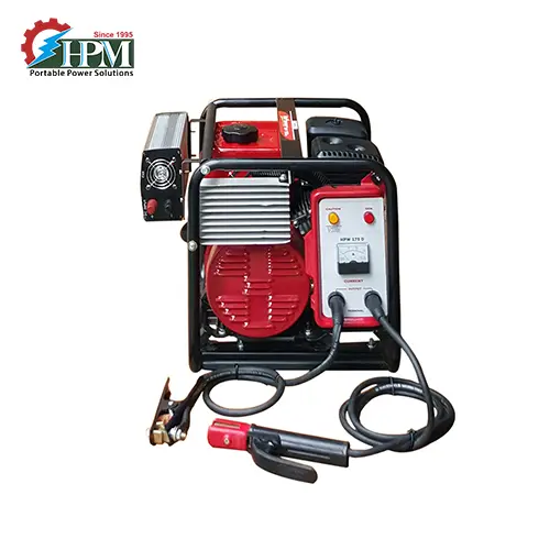 175 Amps Petrol Welding Generator , 1 KVA AC Output, Model HPW-175D-AC, Recoil Start