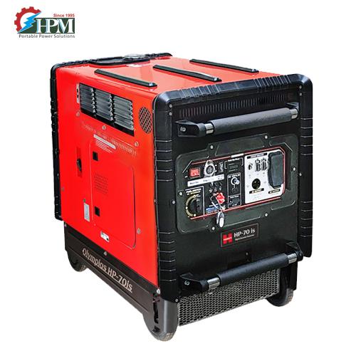 8 KVA Petrol Generator Model Olympias HP-70is, Recoil & Self - Remote Start