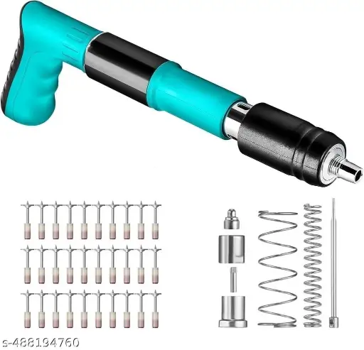 Steel Nail Gun Tool – Portable Mini Nail Fixation Machine for Wood & Wall